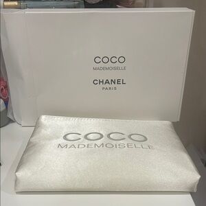 Chanel COCO Mademoiselle Satin Pouch